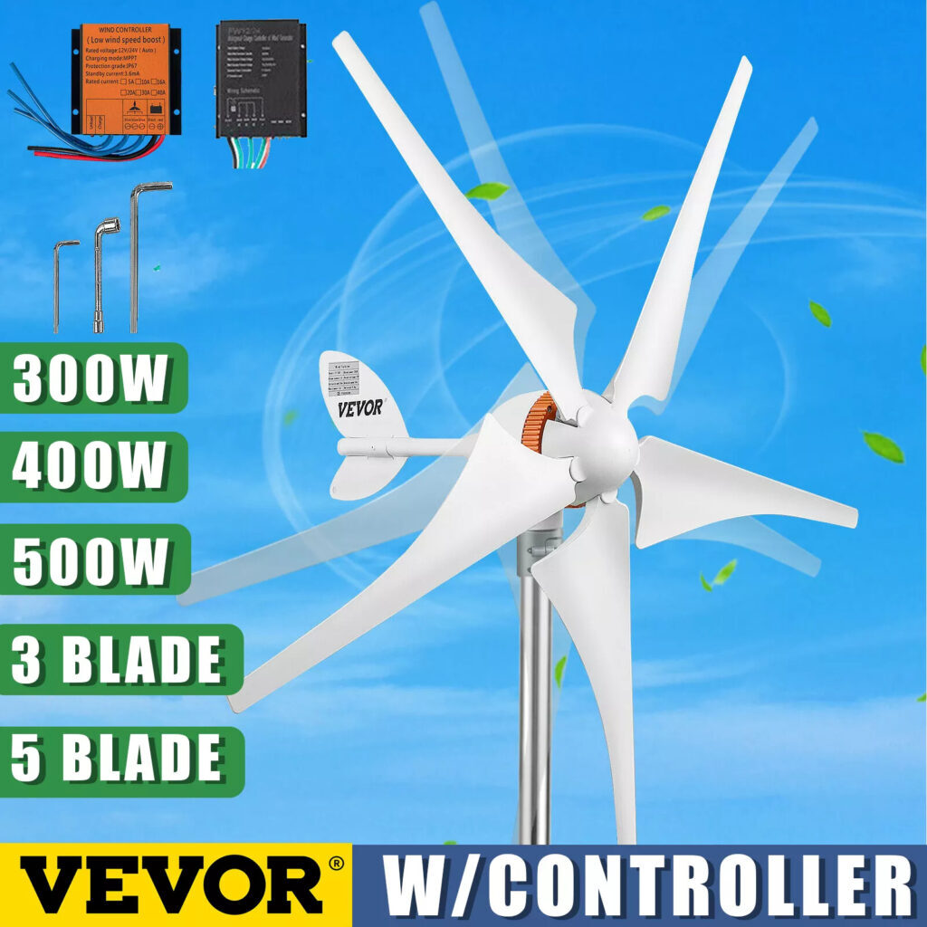 VEVOR-turbina-aerogeneradora-de-12V-300W-500W-con-controlador-3-y-5-aspas-pequeña-turbina.