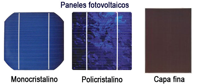 Tipos de paneles solares fotovoltaicos y sus características. Qué tipos de paneles solares hay. ¿Cuáles son los distintos tipos de paneles fotovoltaicos? Qué son los paneles solares monocristalinos. Qué son los paneles solares policristalinos. Qué son los paneles solares de capa fina. Cuáles son las características de los paneles solares.